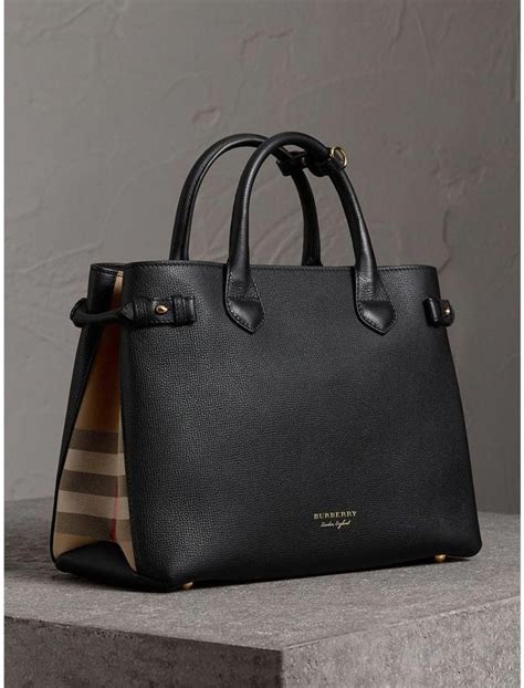 saks burberry totes